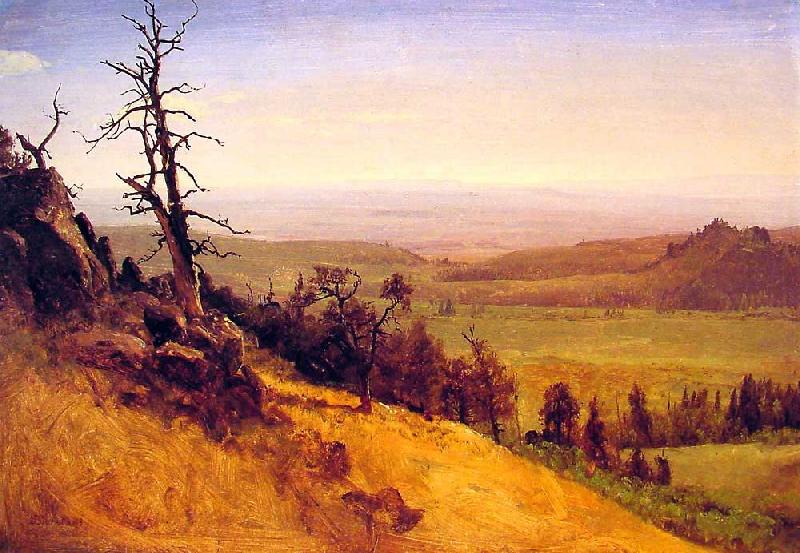 Albert Bierstadt Newbraska Wasatch Mountains Spain oil painting art